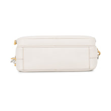 Load image into Gallery viewer, PRADA Triangle Logo Camera Bag WhiteBT1010 Saffiano LeatherLeather
