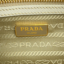 Load image into Gallery viewer, PRADA Triangle Logo Camera Bag WhiteBT1010 Saffiano LeatherLeather