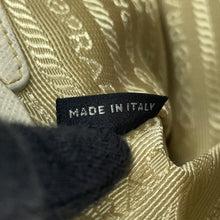 Load image into Gallery viewer, PRADA Triangle Logo Camera Bag WhiteBT1010 Saffiano LeatherLeather
