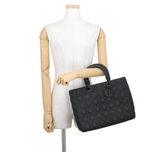 Load image into Gallery viewer, Dior Lady Dior BlackM0566SLOI_M989 Ultra Matte Calf Leather Size Large