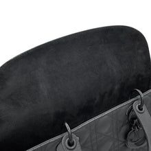 Load image into Gallery viewer, Dior Lady Dior BlackM0566SLOI_M989 Ultra Matte Calf Leather Size Large