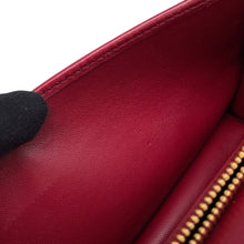 将图像加载到图库查看器中,MIUMIU Matelassé Crystal Chain Wallet Red5DH029 Leather