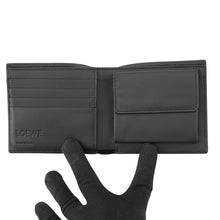 将图像加载到图库查看器中,LOEWE bifold coin wallet BlackC660501X03 Soft Grained Calf Leather
