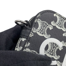 Load image into Gallery viewer, CELINE Horizontal Triomphe Shoulder Bag Black10L272FSQ.38AW PVC Leather