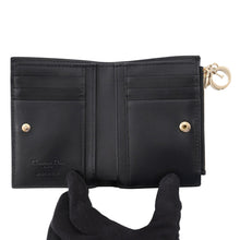 Load image into Gallery viewer, Dior Lady Dior Dahlia Wallet BlackS6037ONMJ_M900 Leather