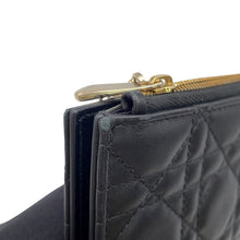 Load image into Gallery viewer, Dior Lady Dior Dahlia Wallet BlackS6037ONMJ_M900 Leather
