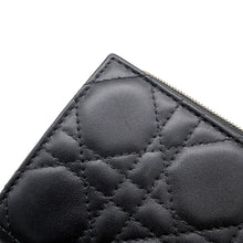 Load image into Gallery viewer, Dior Lady Dior Dahlia Wallet BlackS6037ONMJ_M900 Leather