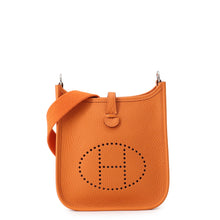 Load image into Gallery viewer, HERMES Evelyne Long Orange Taurillon Clemence Size TPM