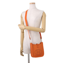 Load image into Gallery viewer, HERMES Evelyne Long Orange Taurillon Clemence Size TPM