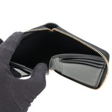 Load image into Gallery viewer, CHANEL Compact wallet BlackAP5389 Embossed Leather