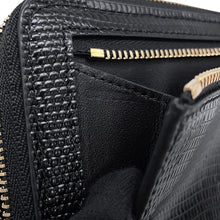 Load image into Gallery viewer, CHANEL Compact wallet BlackAP5389 Embossed Leather