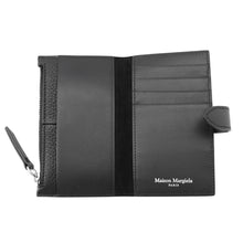Load image into Gallery viewer, Maison Margiela Maison Margiela 4-Stitch Zip Card Holder BlackSA2VX0009P7268H8419 Calf Leather