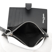 Load image into Gallery viewer, Maison Margiela Maison Margiela 4-Stitch Zip Card Holder BlackSA2VX0009P7268H8419 Calf Leather