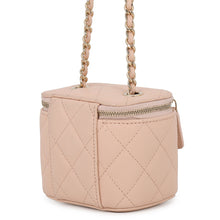 Load image into Gallery viewer, CHANEL Matelasse Vanity ChainShoulder Bag Jasmin FlowerAP1340 Caviar Leather