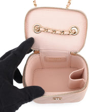 Load image into Gallery viewer, CHANEL Matelasse Vanity ChainShoulder Bag Jasmin FlowerAP1340 Caviar Leather