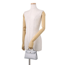 Load image into Gallery viewer, HERMES Mini Kelly Argent Chevre Shamqila