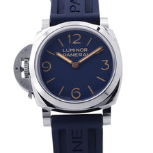 Load image into Gallery viewer, PANERAI Luminor Destro W44mm Stainless Steel Rubber Blue DialPAM01732