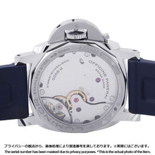 Load image into Gallery viewer, PANERAI Luminor Destro W44mm Stainless Steel Rubber Blue DialPAM01732