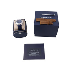 Load image into Gallery viewer, PANERAI Luminor Destro W44mm Stainless Steel Rubber Blue DialPAM01732
