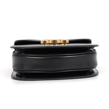 将图像加载到图库查看器中,CELINE Triomphe Bezas Claire Black10L063 Calf Leather Size Mini