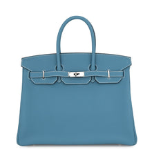 Load image into Gallery viewer, HERMES Birkin New Blue Jean Togo Leather Size 35