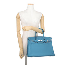 Load image into Gallery viewer, HERMES Birkin New Blue Jean Togo Leather Size 35