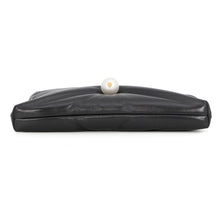 Load image into Gallery viewer, CHANEL CC Logo Pearl ChainClutch Bag BlackAP4613 Shiny Lambskin