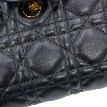 Load image into Gallery viewer, Dior Jolie Top Handle Mini Bag BlackS3123UNJB_M900 Lambskin Faux Pearl