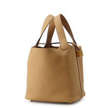 Load image into Gallery viewer, HERMES Picotin Padlock Biscuit Taurillon Clemence Size PM