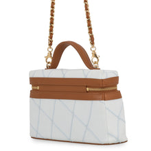 Load image into Gallery viewer, CHANEL Vanity ChainShoulder Light Blue/BrownAP5164 Washed denim leather