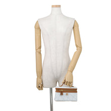 Load image into Gallery viewer, CHANEL Vanity ChainShoulder Light Blue/BrownAP5164 Washed denim leather