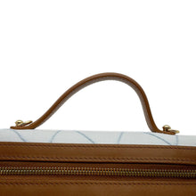 Load image into Gallery viewer, CHANEL Vanity ChainShoulder Light Blue/BrownAP5164 Washed denim leather