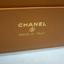 Load image into Gallery viewer, CHANEL Vanity ChainShoulder Light Blue/BrownAP5164 Washed denim leather