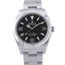 将图像加载到图库查看器中,ROLEX Explorer I W39mm Stainless Steel Black Dial214270