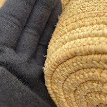 Load image into Gallery viewer, LOEWE Anagram Bunny Basket Natural/YellowA223S17X01 Raffia Leather