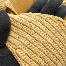 Load image into Gallery viewer, LOEWE Anagram Bunny Basket Natural/YellowA223S17X01 Raffia Leather