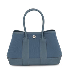 Load image into Gallery viewer, HERMES Neo Garden Blue Tempete Toile Officier Negonda Leather Size 23