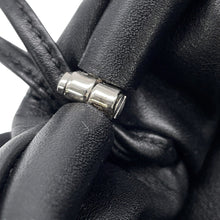 Load image into Gallery viewer, Bottega Veneta Kiss Lock Pouch Black577816 Leather