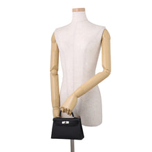 Load image into Gallery viewer, HERMES Mini Kelly 2 Outside Black Epsom
