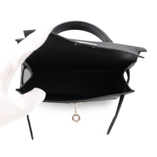 Load image into Gallery viewer, HERMES Mini Kelly 2 Outside Black Epsom