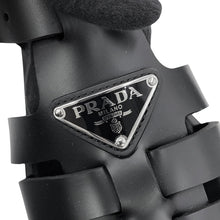 Load image into Gallery viewer, PRADA Monolith Sandals Black1X853M_3LKK_F0002_F_DD55 Rubber Size 37