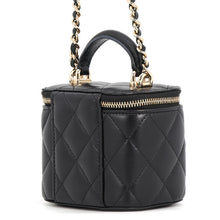 Load image into Gallery viewer, CHANEL Matelasse Chain Vanity BlackAP2198 Lambskin Size Small