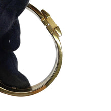 Load image into Gallery viewer, HERMES ClicH Bangle Size PM Black Gold Plated Enamel