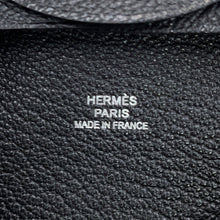 Load image into Gallery viewer, HERMES Bastia Black Chevre Myzore Goatskin