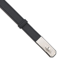 Load image into Gallery viewer, HERMES Kelly Belt Size 18 Black Epsom