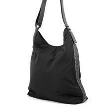 Load image into Gallery viewer, Bottega Veneta Crossboard Hobo Bag Black776221VCQGC8803 Nylon Leather