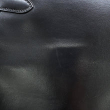 Load image into Gallery viewer, HERMES Kelly Retourne Black Box Calf Leather Size 35