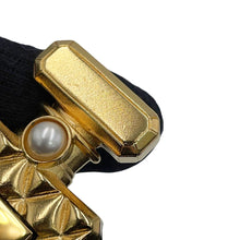 Load image into Gallery viewer, CHANEL CC Logo Perfume Bottle Motif Brooch Gold Gold Plated Rhinestone Faux Pearl