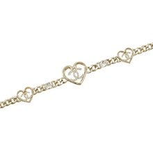 Load image into Gallery viewer, CHANEL CC logo / Heart choker GoldABA081-B10034-NM079 Gold Plated Rhinestone