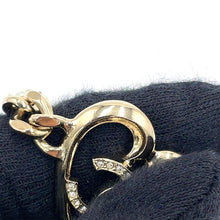 Load image into Gallery viewer, CHANEL CC logo / Heart choker GoldABA081-B10034-NM079 Gold Plated Rhinestone